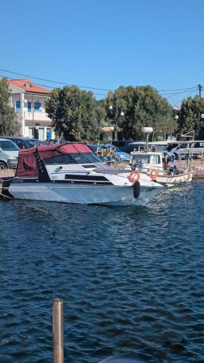 Relaxing stay a cozy yacht on the island of Lesbos